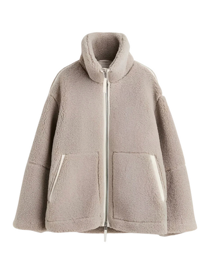 Lechosława | Miękka Fleece'owa Kurtka Zimowa