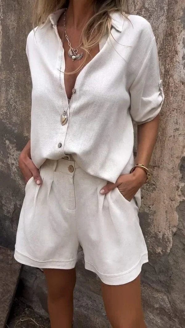 Maria | Letni Zestaw z Lnu