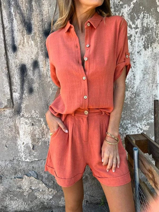 Maria | Letni Zestaw z Lnu