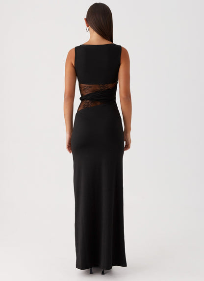 Jagna | Elegancka wieczorowa sukienka maxi z wycięciami