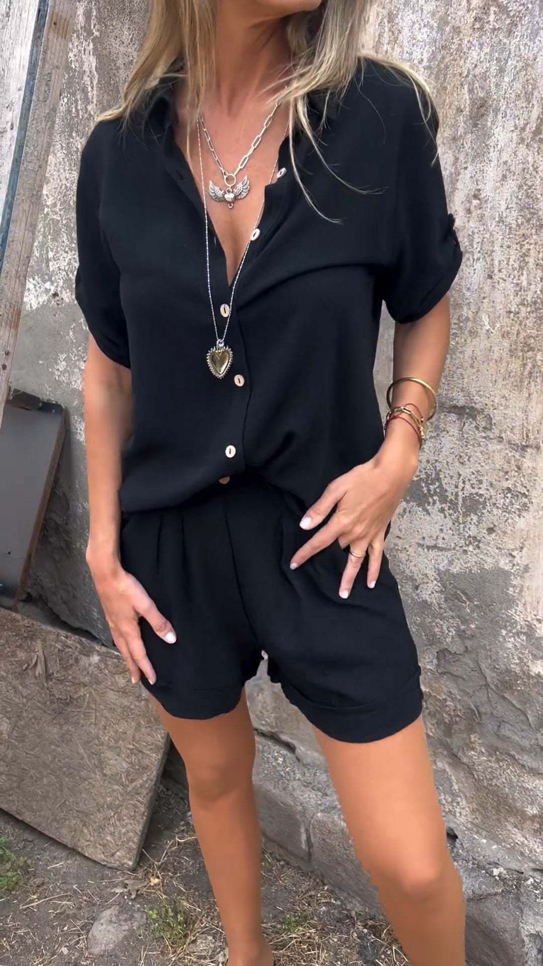 Maria | Letni Zestaw z Lnu