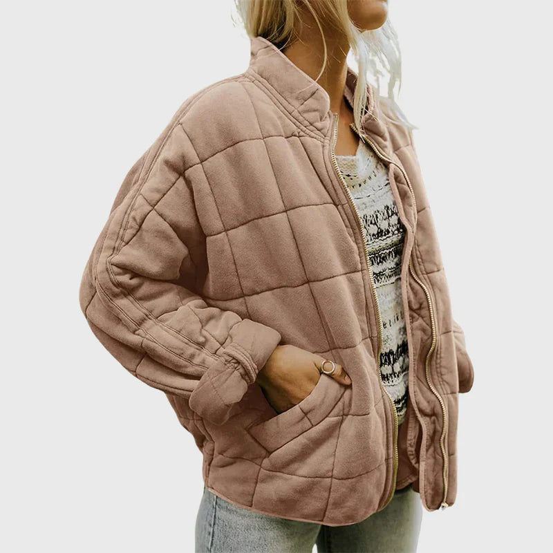 Beata | Przytulna pikowana kurtka oversize