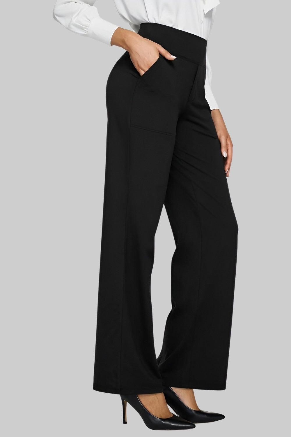 Adrianna | Eleganckie Spodnie z Miękkiego Dżerseju